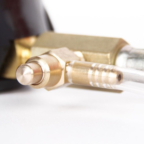 140 PSI Pressure Gauge Tester Gasoline Fuel Injection Pump Tool Kit With Case US - Foto 7 di 10
