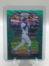 2021 Panini Prizm - Tier II Green Wave Prizm #119 Jeff McNeil