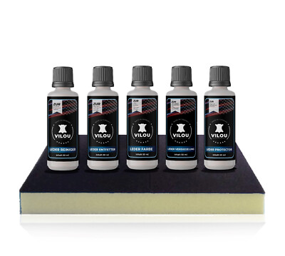 50ml Mercedes leather care set ''L'' leather color leather paint by ''Vilou''