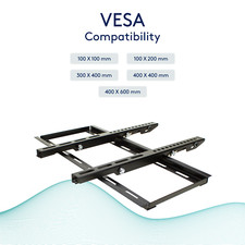 TV Wall Mount Bracket Adjustable Tilt For 27-55 Inch Low Profile Flat Screen