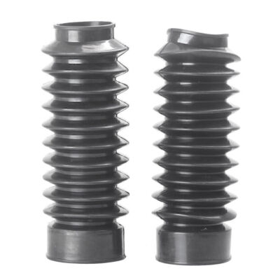 Gabel Faltenbalg Set 49mm für Harley Dyna Fat Bob Super Glide Low Rider FXDB