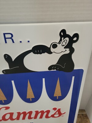 Hamms Beer Bear Tin Sign Bar Man Cave Game Room Minnesota New | eBay