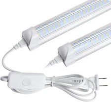 LED Shop Lights 2ft 4FT 60W 8ft 144W 6000K 18500LM ,4ft  8FT LED Strip Light