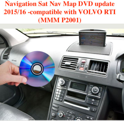 Navigation Navi Karte DVD Update 2015/16 - kompatibel mit VOLVO RTI (MMM P2001)