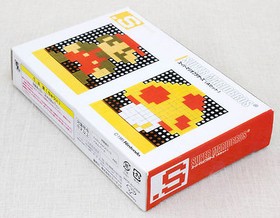 Super Mario Bros. Dots A Set .S Puzzle Pin Panel Toy Tomytec JAPAN FAMICOM 
