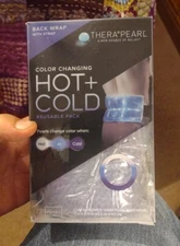 Thera°Pearl Back Wrap w/Strap Reusable Hot Cold Therapy Pack w/ Gel Beads NEW