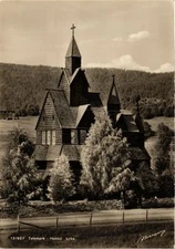Postcard AK NORWAY Telemark Hedddal Kirke (257906)