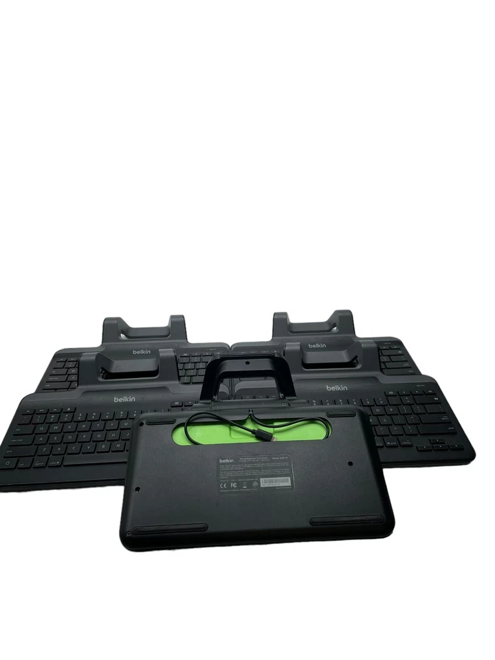 (LOTE DE 5) TECLADO BELKIN B2B130 CABLEADO CON SOPORTE CON CONECTOR LIGHTNING Foto 4 de 4