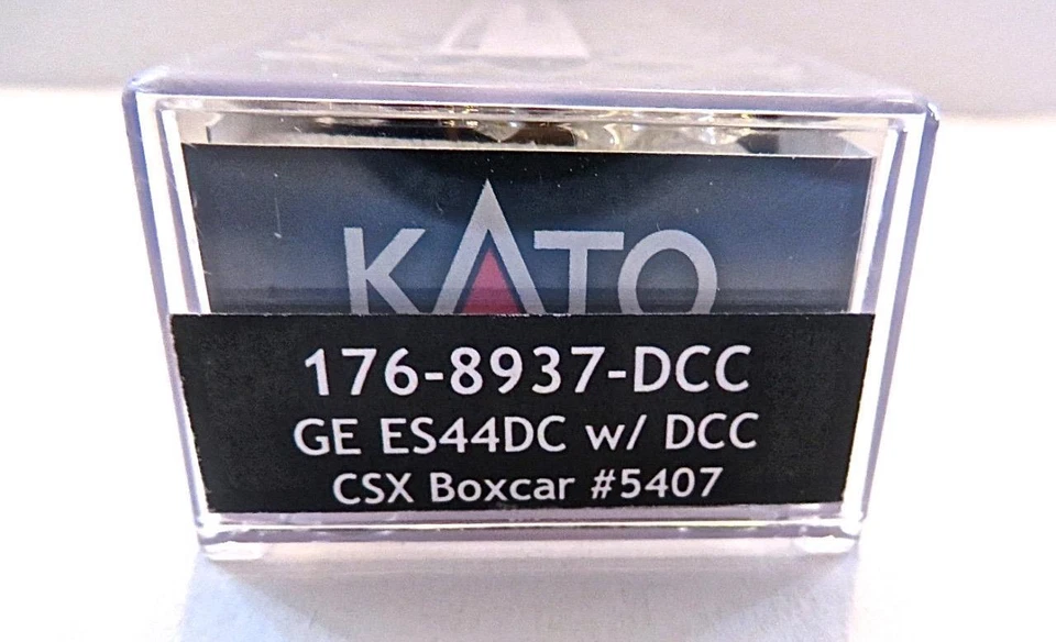 N Gauge KATO 176-8937 CSX Boxcar ES44DC Powered Diesel Cab 5407 with DCC - Image 2 of 4