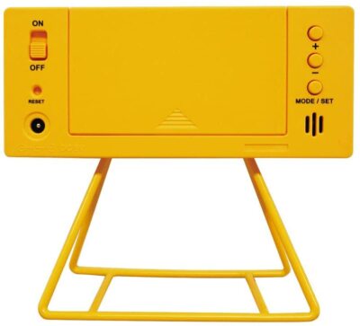 Seiko Clock Alarm Clock Yellow 93 × 104 × 45mm Digital