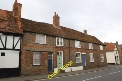Photo 6x4 Houses on North Street Thame There is an OS benchmark [[2146245 c2013