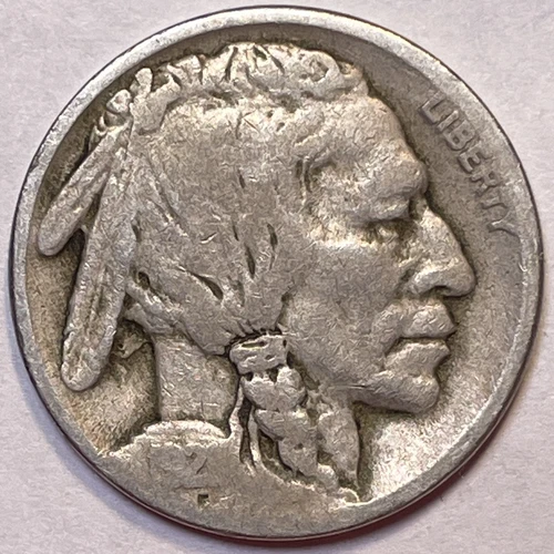 1921 Buffalo Nickel Fine F Coin #16894