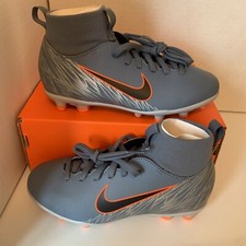 Nike Superfly 6 Club FG/MG Soccer Cleat Jr Arm-Blu/Blk-wolf Gry AH7339 408