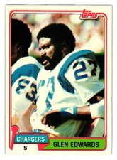 1981 Topps - #418 Glen Edwards