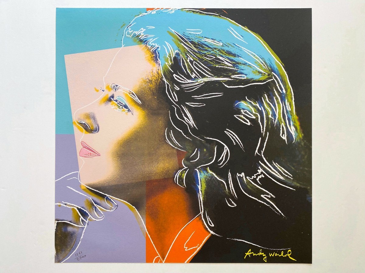 ANDY WARHOL RARE 1986 LMT ED LRG FINE ART LITHOGRAPH PRINT 