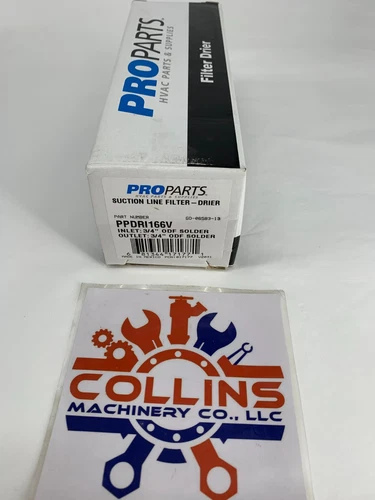 ProParts PPDRI166V Suction Line Filter Drier 3/4" ODF 16 in³ 680PSIG ECT-SLD166V
