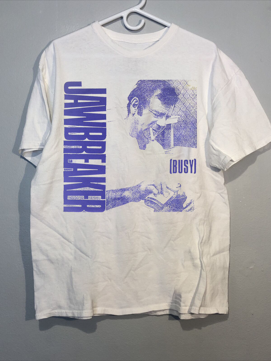 Jawbreker Tシャツ Jawbreaker Band Busy Album White Tee Unisex T-Shirt All Size S