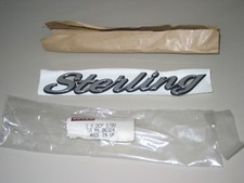 NOS NEW ROVER  "STERLING" BADGE GENUINE ORIGINAL PART