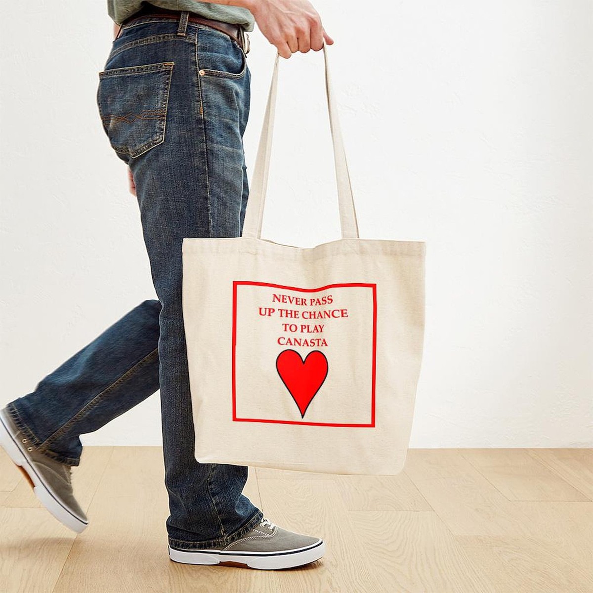 CafePress Natural Canvas Tote Bag - Reusable Shopping Bag, Two Sizes, Professionally Printed