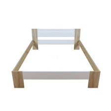 Letto francese PINTO in laminato, materasso e rete ESCLUSI, LAP 204x68x145 cm