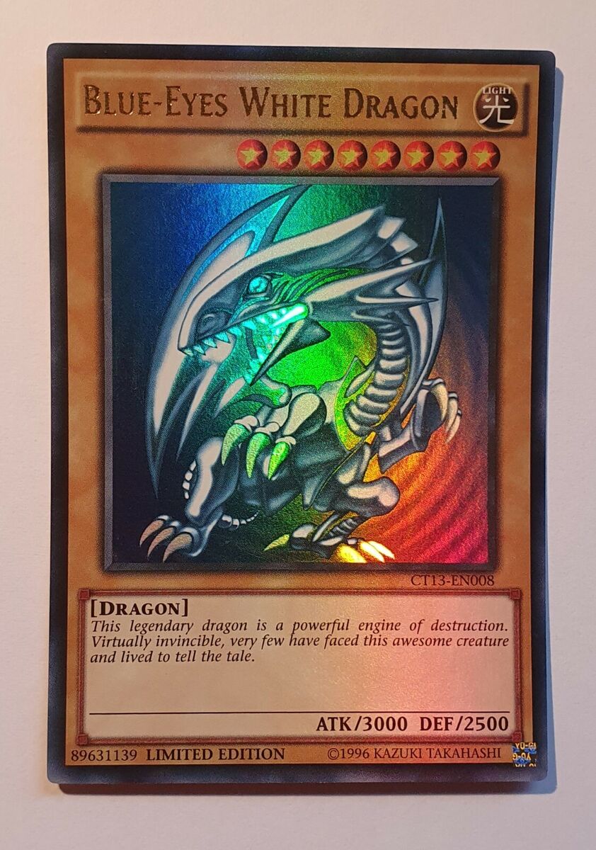 【kazuki】 Yugioh Blue Eyes White Dragon CT13-EN008 Ultra Rare Limited