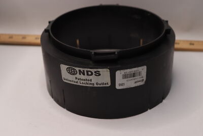 NDS Premium Quality Universal Locking Outlet Black 6'' x 2-5/16'' 1266