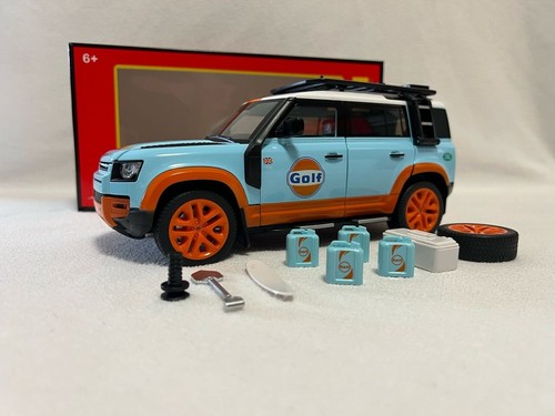 1:18 Land Rover Defender 110 Diecast Model Car Toy Collectible Sound Light Gift - Picture 37 of 48