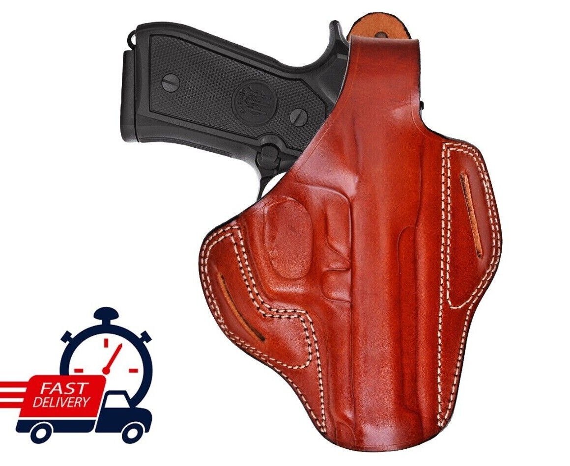 Leather Holster Fits Walther PPK,PPQ,CCP, P99 - Genuine Leather - Thumb Break