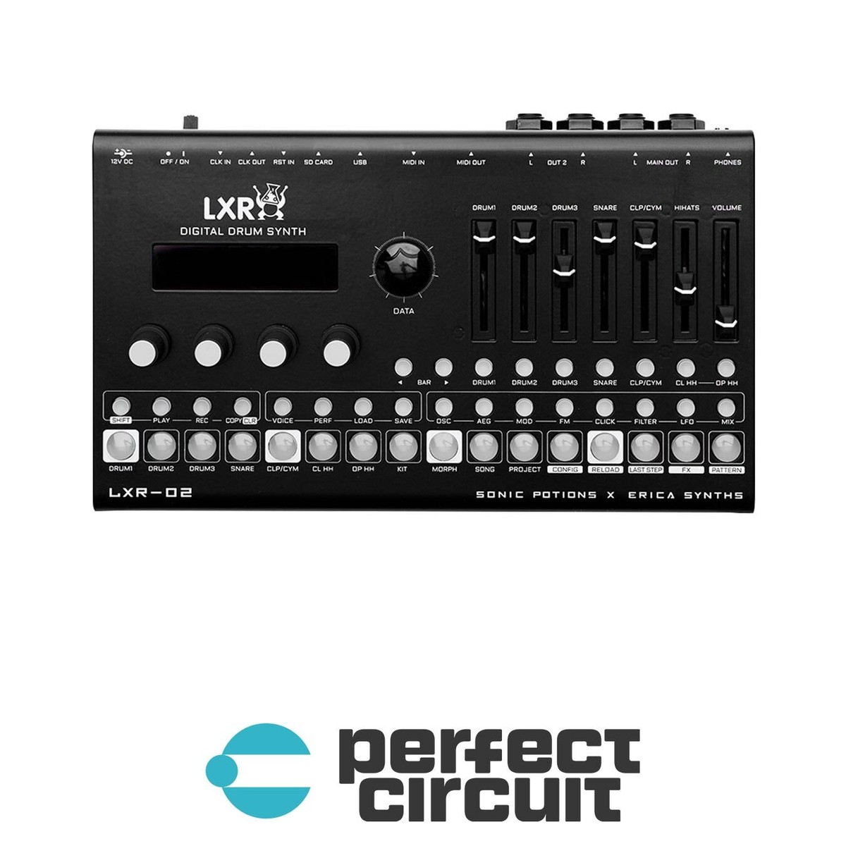 ERICA SYNTHS LXR-02 DRUM MODULE モジュラー Erica Synths LXR-02 Drum Module — Clockface Modular