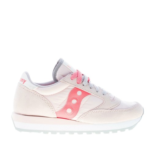 SAUCONY scarpe donna Sneaker Jazz Original tessuto e camoscio rosa più  corallo | eBay
