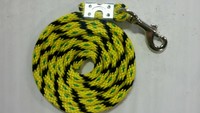 Nylon Poly Miniature Horse Or Pony Lead Rope Usa Made Yellow/black/green Nylon Poly Miniature Horse Or Pony Lead Rope Usa Made Yellow/black/green