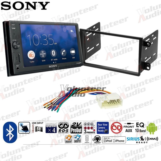 Sony XAVV10BT 6.2" Double Din Car Stereo Radio Dash
