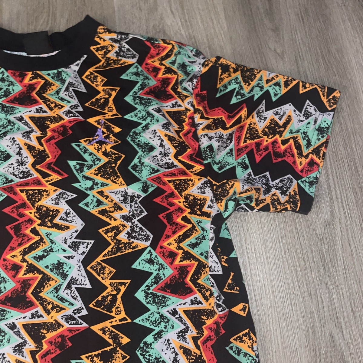 Air Jordan 7 6 Retro M Hare T-Shirt Medium Multicolor 90s Nike