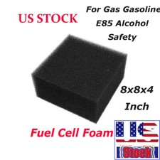 Fuel Cell Foam 8x8x4 Inch Single Anti-slosh For Gas Gasoline E85 Alcohol Safety