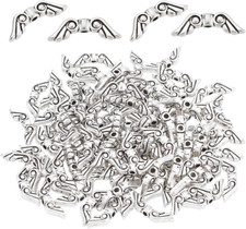 100Pcs Angel Wing Charms Tibetan Style Wing Spacer Beads Tibetan Style Easter An