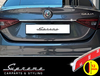 für Alfa Romeo GIULIA Typ 952 - 3M Chrom Zierleiste Tuning Heckleiste Typ 2