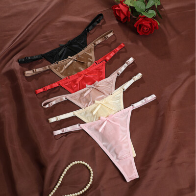 Women Smooth Seamless Panties Underwear Thongs Lingerie G-string T-back Brief