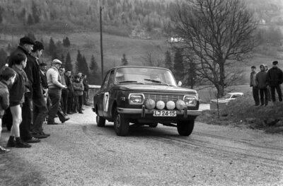 G Ruttinger G Bork Wartburg 353 1967 Rally Car Motor Racing Old Photo