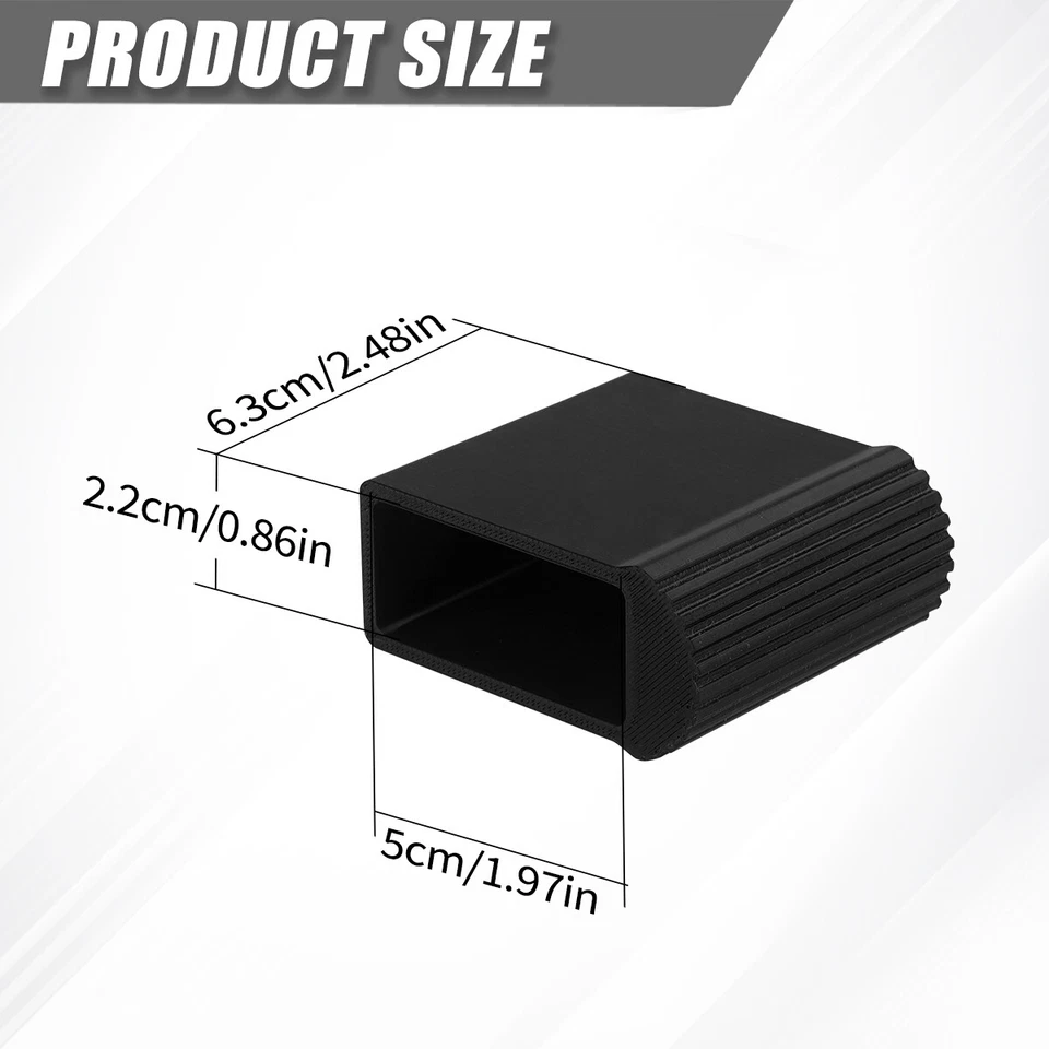 Leiterfüße 50-60x22mm für Traverse Außenschuh Ersatzschuh Ersatzteil Gummifüße - Bild 3 von 4