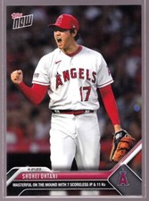 Shohei Ohtani Los Angeles Angels 7 Scoreless 11 Ks 2023 Topps Now #161 Base SP