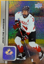 JOCELYNE LAROCQUE  #44   2023 TEAM CANADA WOMEN'S... PATTERNED FOILBOARD