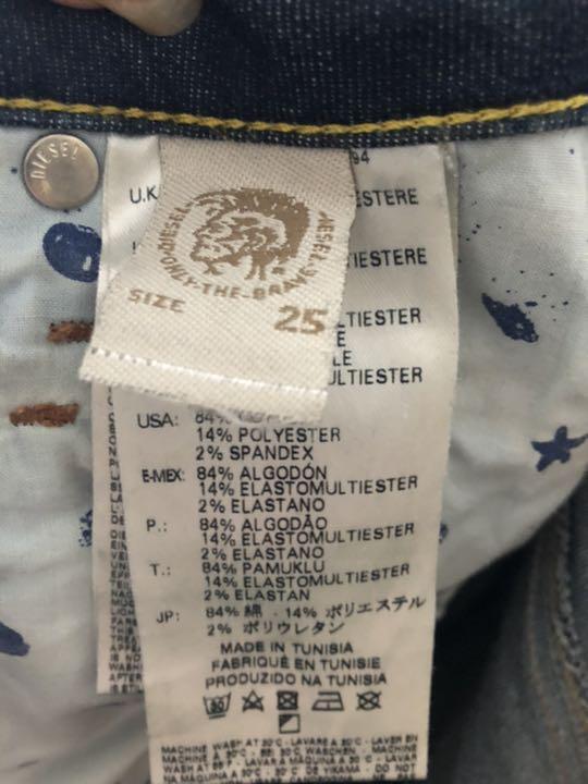 Diesel Women M Denim Stretch Fayza 25 Vintage Relaxed Fit