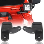 A-Pillar Light Mounting Bracket Pair for Jeep Wrangler JL JT 2018-2026 Gladiator