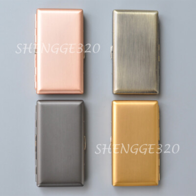 cigarette case 20pcs Concise Simple Style Cigarette Case Superslim 20 Pcs Metal Box Brushed Surface cigarette case 20pcs Concise Simple Style Cigarette Case Superslim 20 Pcs Metal Box Brushed Surface