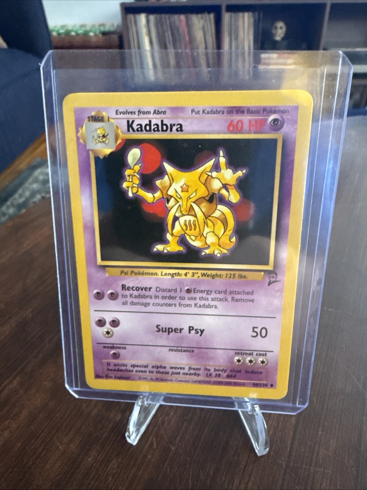 Kadabra 46/130 - Base Set 2 - Pokemon Card, NM