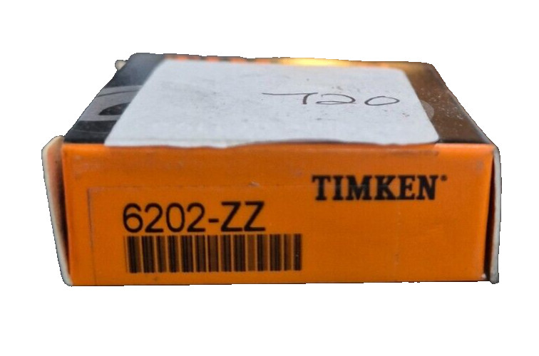 720 2x Timken 6202-ZZ 15x35x11mm Metal Shielded Deep Groove Ball Bearing