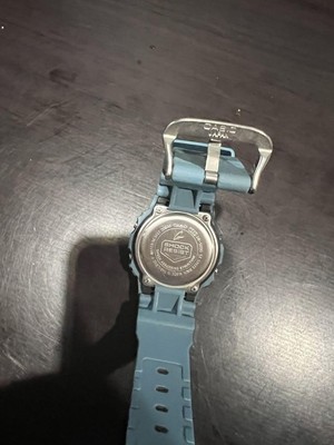 G-Shock DW-5600 Vintage Camouflage Blue Military Watch - Used 