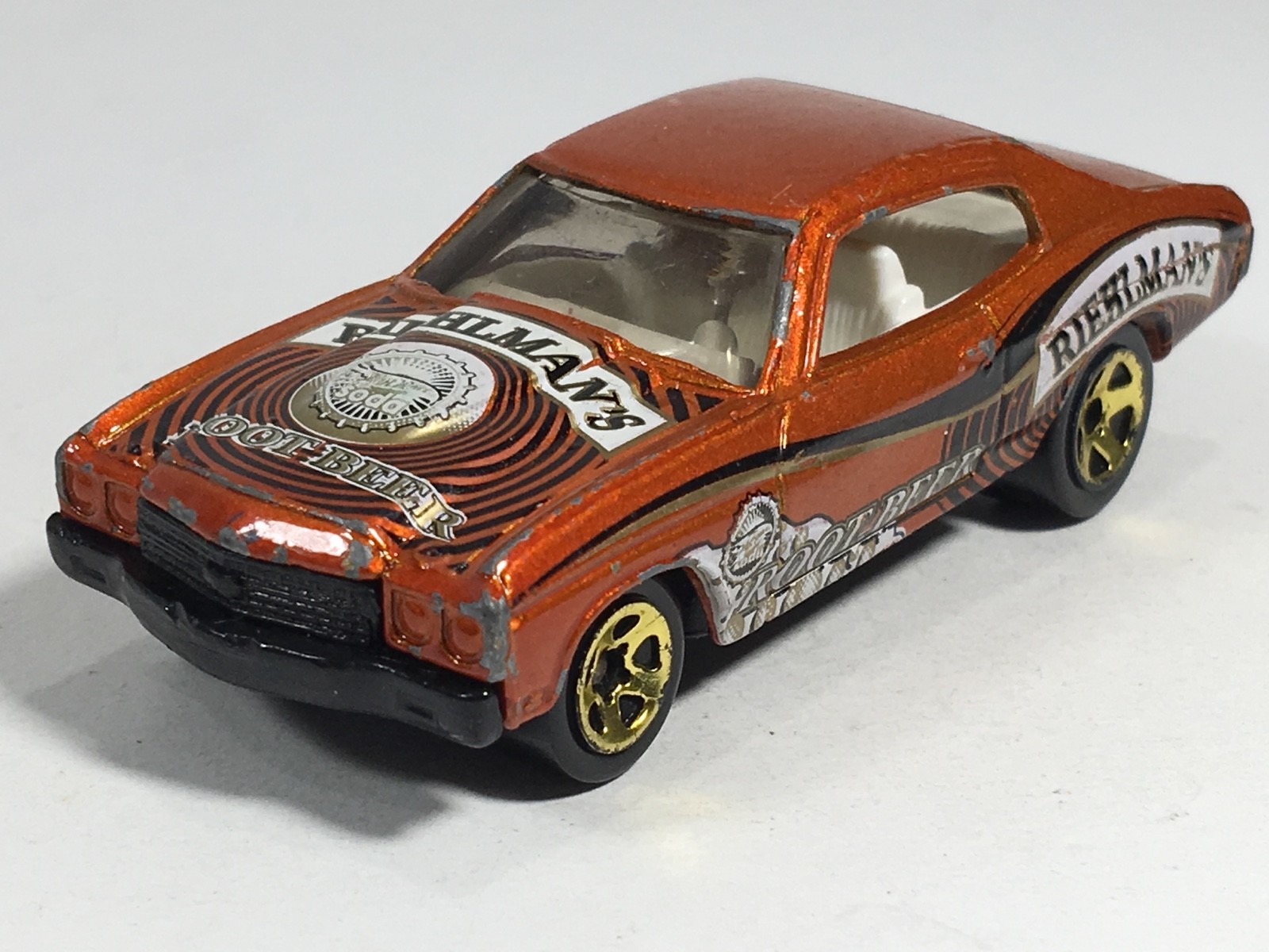 Hot Wheels 2003 70 Chevelle SS Copper Rielman's Root Beer HW Carbonated Cruisers