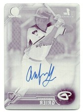 2016 Bowman Chrome ANFERNEE GRIER Prospect 1st Auto MAGENTA PRINTING PLATE #1/1