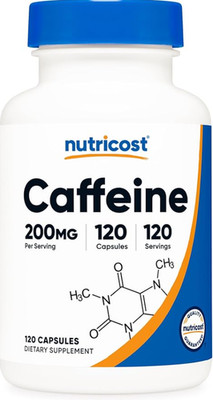 Pastillas De Cafeina, 200 Mg Por Porcion (500 Capsulas)